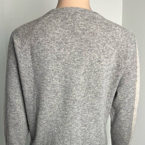 J. Crew Vintage Cashmere Wool Blend Floral Appliqué Women's Sweater - Picture 7 of 10